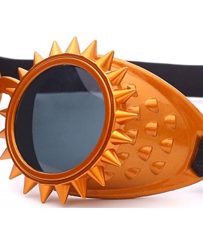 Goggle Festival Kaleidoscope Glasses Steampunk Goggles Halloween Cosplay Goggles - Silver - CO18T790GIA $18.04