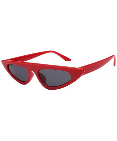 Goggle Sunglasses for Men Women Chic Glasses Goggles Vintage Glasses Retro Eyewear Sunglasses Party Favors - Red - CW18QOAZ0U...