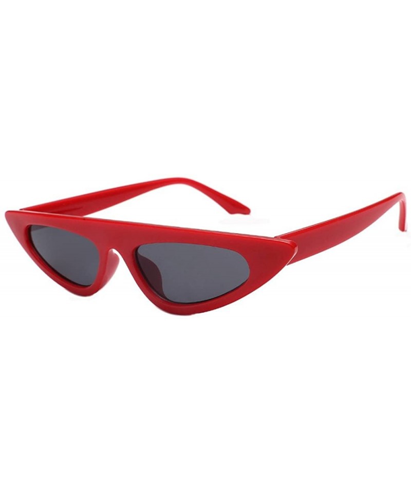 Goggle Sunglasses for Men Women Chic Glasses Goggles Vintage Glasses Retro Eyewear Sunglasses Party Favors - Red - CW18QOAZ0U...