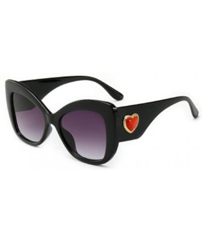 Sport Big Frame Lady Love Style Sunglasses Modern Sun Mirror - 4 - CD190QANDT7 $29.39