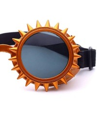 Goggle Festival Kaleidoscope Glasses Steampunk Goggles Halloween Cosplay Goggles - Silver - CO18T790GIA $18.04