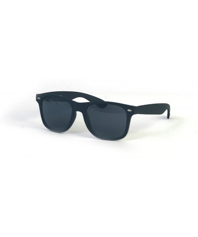 Wayfarer Wayfarer Rubber Coated Soft Feel Spring Hinge Sunglasses P714 - Matt Black - CS11BRZ6ZO9 $20.71