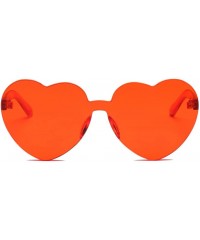Sport Fashion Heart Shaped Sunglasses Integrated Protection - CA18QXLWT2C $17.63