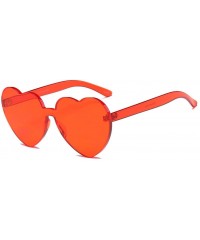 Sport Fashion Heart Shaped Sunglasses Integrated Protection - CA18QXLWT2C $10.24