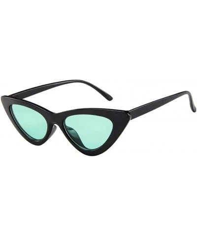 Cat Eye Sunglasses for Women Cat Eye Vintage Sunglasses Retro Glasses Eyewear UV 400 Protection - E - CA18QRNRDRO $16.96
