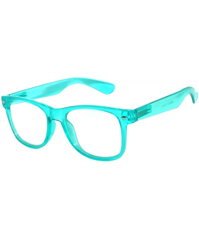Wayfarer Classic Vintage 80's Style Sunglasses Colored plastic Frame for Mens or Womens - CA11R0PEUI3 $10.09
