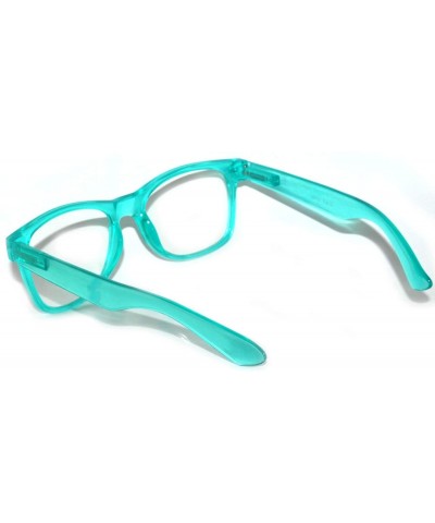 Wayfarer Classic Vintage 80's Style Sunglasses Colored plastic Frame for Mens or Womens - CA11R0PEUI3 $10.09