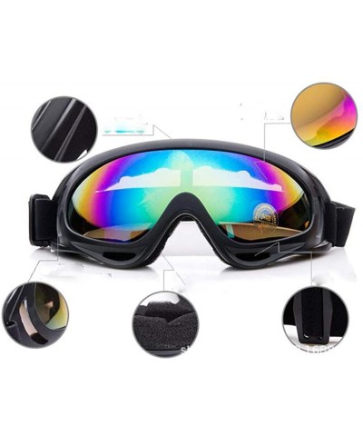 Sport Outdoor riding ski glasses - motorcycle sandblasting sports glasses - D - CB18S3C6KOY $35.51