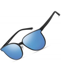Goggle Polarized Sunglasses for Men and Women - Al-Mg Metal Frame Ultra Light 100% UV Blocking Fashion Sun glasses - CA194I0Q...