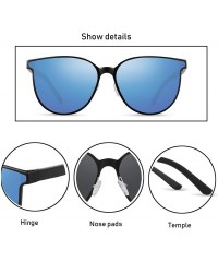 Goggle Polarized Sunglasses for Men and Women - Al-Mg Metal Frame Ultra Light 100% UV Blocking Fashion Sun glasses - CA194I0Q...