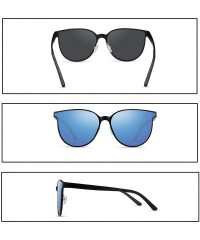 Goggle Polarized Sunglasses for Men and Women - Al-Mg Metal Frame Ultra Light 100% UV Blocking Fashion Sun glasses - CA194I0Q...