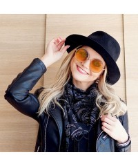 Cat Eye Big Round Sunglasses Retro Circle Tinted Lens Glasses UV400 Protection - 1 Purple Lens Glasses - CS180TTZRN7 $21.67