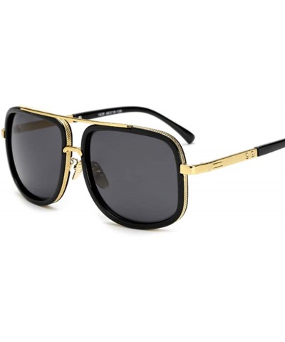 Oversized Oversized Men Sunglasses - Leopard Gold - CB18HLH6ZI0 $14.33