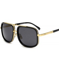 Oversized Oversized Men Sunglasses - Leopard Gold - CB18HLH6ZI0 $14.33