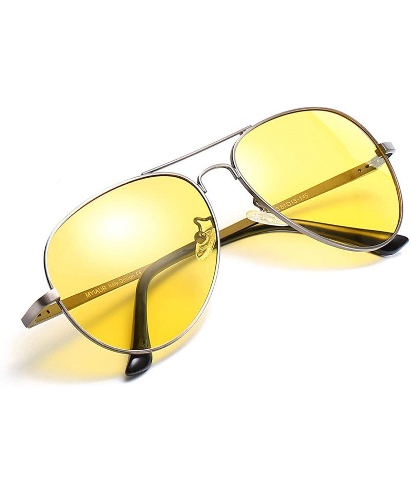Sport Night-driving Glasses - HD-Vision Yellow Glasses - for Fashion Men & Women - Polarized Lens Anti Glare - CN18X5GNISH $1...