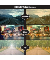 Sport Night-driving Glasses - HD-Vision Yellow Glasses - for Fashion Men & Women - Polarized Lens Anti Glare - CN18X5GNISH $1...