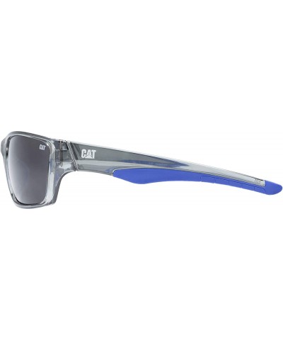 Sport Men's Rigger Wrap Sunglasses - Dark Grey Crystal - C818RKI6D7O $22.84