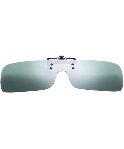 Sport Outdoor Sports Mens Nose Clip Eyewear Cycling Driving Sunglasses Polarized - Dark Green - CN1808HRGGY $25.00