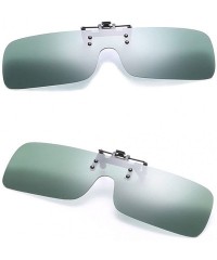 Sport Outdoor Sports Mens Nose Clip Eyewear Cycling Driving Sunglasses Polarized - Dark Green - CN1808HRGGY $16.78