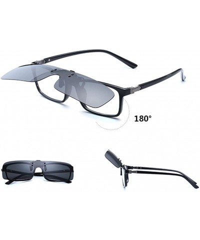 Sport Outdoor Sports Mens Nose Clip Eyewear Cycling Driving Sunglasses Polarized - Dark Green - CN1808HRGGY $16.78