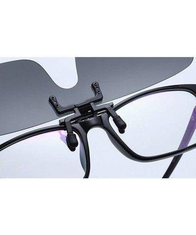 Sport Outdoor Sports Mens Nose Clip Eyewear Cycling Driving Sunglasses Polarized - Dark Green - CN1808HRGGY $16.78