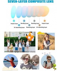 Shield Futuristic Cyclops Sunglasses For Children Cosplay Narrow Cyclops Party Favor Shield Wrap Glasses - White - CF189OLG42...