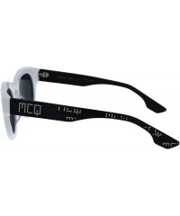 Oval MQ0047S - White Black Silver - CF12N45A2V9 $37.08