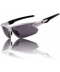 Rimless Lightweight Rimless Geometric Lens Sports Sunglasses - Black Grey - CE199IKXCOR $21.21