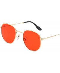 Oval Metal Classic Vintage Women Sunglasses Luxury Design Glasses Driving Eyewear Oculos De Sol Masculino - CT198584QCZ $31.54