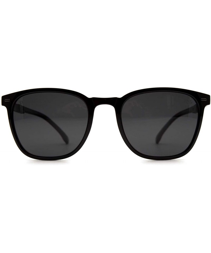 Square p593 Square Style Polarized - for Womens-Mens 100% UV PROTECTION - Blackmatte-black - CX192TEZ8X5 $17.74