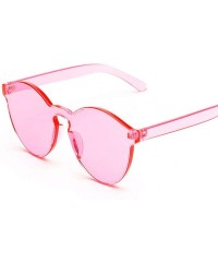 Cat Eye 2019 Women Sunglasses Cat Eye Brand Designer glasses Integrated Eyewear Female summer - Light Green - CG18W5EN58N $9.82