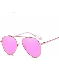 Aviator Sunglasses Fashion Metal Frame Color Coating UV400 Outdoor Travel Summer Sun 6 - 4 - CB18YKTONE2 $11.27