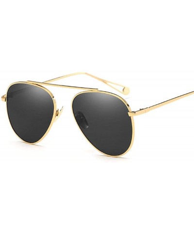 Aviator Sunglasses Fashion Metal Frame Color Coating UV400 Outdoor Travel Summer Sun 6 - 4 - CB18YKTONE2 $11.27