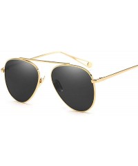 Aviator Sunglasses Fashion Metal Frame Color Coating UV400 Outdoor Travel Summer Sun 6 - 4 - CB18YKTONE2 $11.27