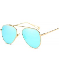 Aviator Sunglasses Fashion Metal Frame Color Coating UV400 Outdoor Travel Summer Sun 6 - 4 - CB18YKTONE2 $11.27