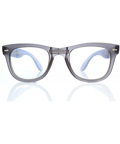 Aviator Premium Folding Diffraction Glasses - Charcoal - CU18HS7QR3X $12.75