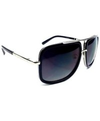 Square NEW MODEL 2018!!! New Oversized Men Muscle Tatoo Six Pack Sunglasses - Black&silver - CO18DCK7TK4 $10.31