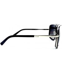 Square NEW MODEL 2018!!! New Oversized Men Muscle Tatoo Six Pack Sunglasses - Black&silver - CO18DCK7TK4 $10.31