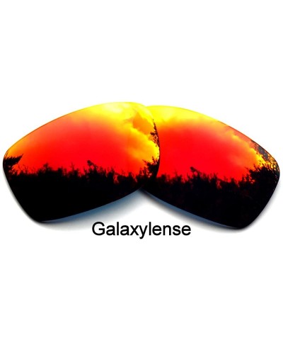 Oversized Replacement Lenses Fives Squared Fire Red Color Polarized - Fire Red - CO123ZL6IGR $7.25