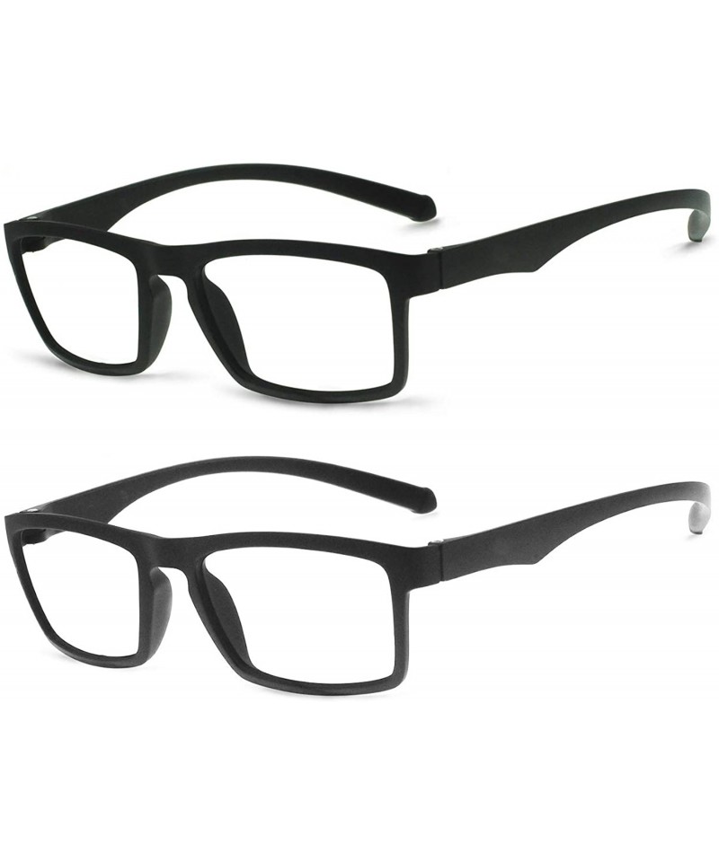 Aviator Fashion Reading Glasses Frame Eyewear Women Men - Z-black+grey - C418NY8UNEQ $9.84