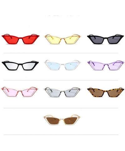 Goggle Women Polarized Sunglasses Mirrored Lens Fashion Cat Eye Goggle Eyewear Sunglasses - Gray - CG18TQWWLW6 $9.19