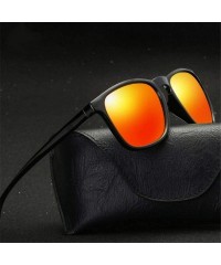 Aviator Mens Polarized Sunglasses Fashion Sun Glasses Male Driving Blue Multi - Silver - CZ18XDWTD2Z $19.20