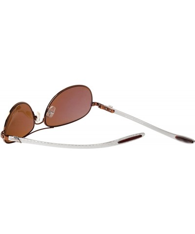 Aviator metal frame Sunglasses Men Aviator Sunglasses Womens Fashion driving sunglasses 8usa - 8usa1001 C-1 Brown Lenses - C2...