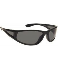 Sport Light Weight Polarized Sport Sunglasses for men or women 100% UVA/UVB - Black - CP187IHXU3I $16.69