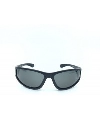 Sport Light Weight Polarized Sport Sunglasses for men or women 100% UVA/UVB - Black - CP187IHXU3I $16.69
