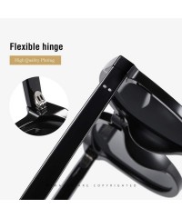 Oversized Oversized Polarized Sunglasses for Women-Big Round Retro Shades UV Protection 8068 - Brown - CM197CRE2XG $8.60