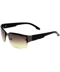 Square New Fashion Sunglasses Men'S Metal Outdoor Sports Square Glasses Windproof Sunglasses - C2 - CL18S56ZGAW $7.40