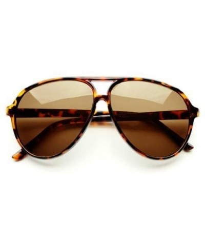 Aviator Classic Sunglasses Plastic Tortoise - CR12MNPZRDL $22.24