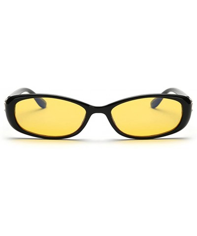 Sport Womens Fashion Cute Oval Anti-Blue Light Radiation Protection Night Vision Small Driving Sunglasses - C1 - CC12O1QIMG0 ...