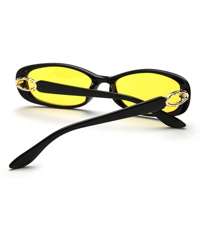 Sport Womens Fashion Cute Oval Anti-Blue Light Radiation Protection Night Vision Small Driving Sunglasses - C1 - CC12O1QIMG0 ...